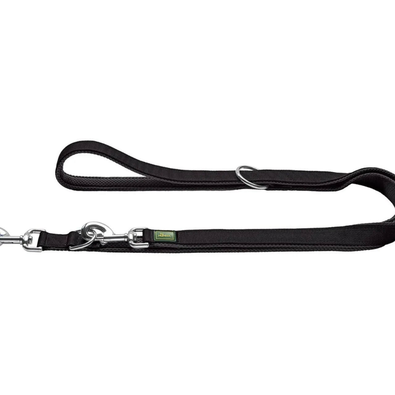 Hunter Divo UP hundeline 20/200 sort - Stabil kontrol og justerbar komfort